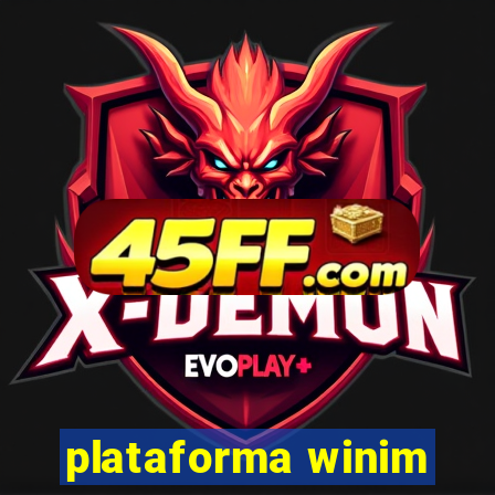 plataforma winim